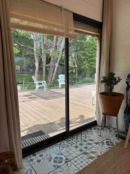 Cosy Cabane Boise Solaire, Balneo Bath Et Toilette Seche A La Ferme Mimizan Exterior foto