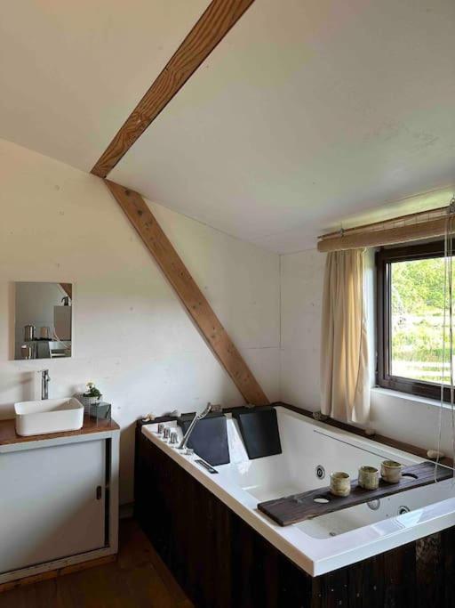 Cosy Cabane Boise Solaire, Balneo Bath Et Toilette Seche A La Ferme Mimizan Exterior foto